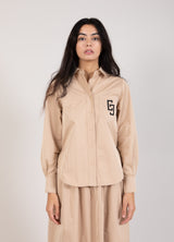 Blusenshirt mit Logo Stickerei | Coster Copenhagen