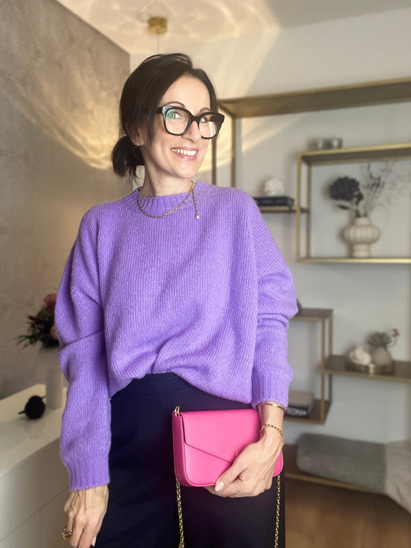 Pullover Neckollo Lilac | Scaglione