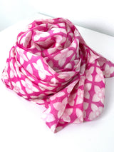 Seidenschal Pink Flowers Ahmaddy