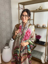 Cashmere Schal "Tiger Jungle"| Simone Bruns