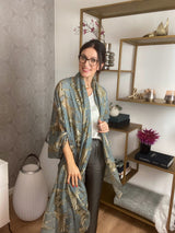 Cashmere Schal "ZEBRA FAMILY" Grey | Simone Bruns