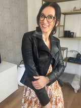 Lederjacke Eva Black | SCHYIA