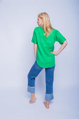 Leinen Shirtbluse | Emily van den Bergh