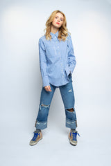 Hemdbluse gestreift | Emily van den Bergh