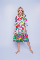 Kleid White Flowers | Emily van den Bergh