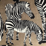 Cashmere Schal "ZEBRA FAMILY" Taupe | Simone Bruns