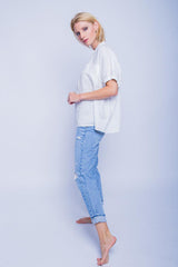 Leinen Bluse | Tonno & Panna