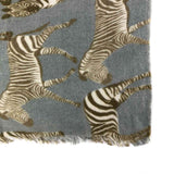 Cashmere Schal "ZEBRA FAMILY" Grey | Simone Bruns