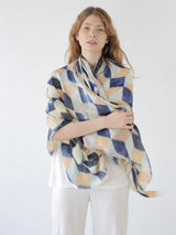 Ela Single Face Schal AZULEJO | Talking Walls