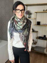 Cashmere Schal Wildlife Taupe | Simone Bruns