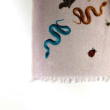 Cashmere Schal "JUNGLE DANCE" Taupe | Simone Bruns