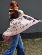 LANA DOUBLE FACE - ACDC BABY PURPLE Schal | Talking Walls