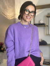 Pullover Neckollo Lilac | Scaglione