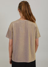Shimmer T-Shirt Gold | Coster Copenhagen