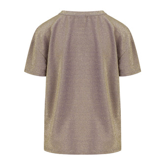 Shimmer T-Shirt Gold | Coster Copenhagen
