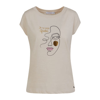 T-Shirt with Face Print | Coster Copenhagen