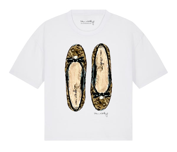 Cropped T-Shirt Leo Ballerinas | Un-Artig