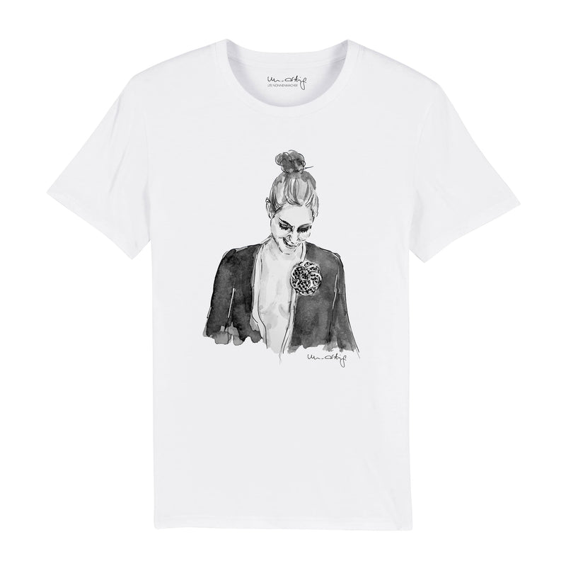 T-Shirt Woman with bun | Un-Artig