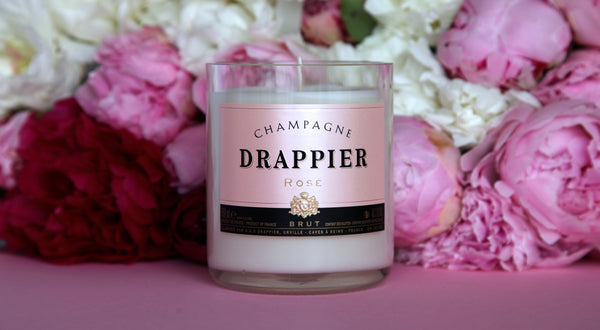 White Glass - Champagne Drappier Rosé | Champagnerkerze