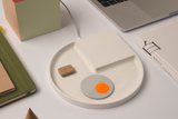 Wireless Charger Ladepad mit Ablage weiß | Hanforum