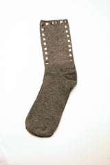 Socken Calzino mit Nieten grau  | ALTO MILANO