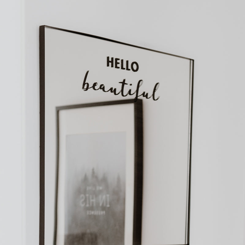 Wandsticker "Hello Beautiful" | Eulenschnitt